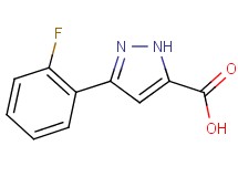 3-(2-fluorophenyl)-1H-pyrazole-5-carboxylic acid