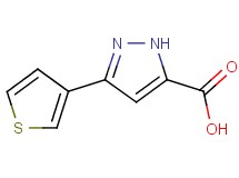 3-(3-thienyl)-1H-pyrazole-5-carboxylic acid