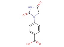 4-(2,4-dioxoimidazolidin-1-yl)benzoic acid