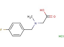 N-(4-fluorobenzyl)-N-methylglycine hydrochloride