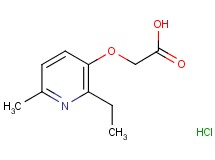 [(2-ethyl-6-methyl-3-pyridinyl)oxy]acetic acid hydrochloride