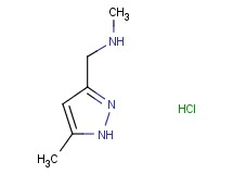 N-methyl-1-(5-methyl-1H-pyrazol-3-yl)methanamine hydrochloride