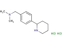 N,N-dimethyl-1-[4-(2-piperidinyl)phenyl]methanamine dihydrochloride