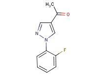 1-[1-(2-fluorophenyl)-1H-pyrazol-4-yl]ethanone
