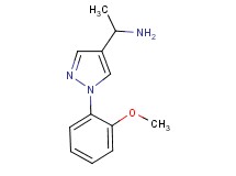 1-[1-(2-methoxyphenyl)-1H-pyrazol-4-yl]ethanamine