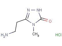 5-(2-aminoethyl)-4-methyl-2,4-dihydro-3H-1,2,4-triazol-3-one hydrochloride