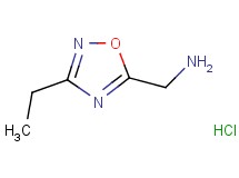 [(3-ethyl-1,2,4-oxadiazol-5-yl)methyl]amine hydrochloride