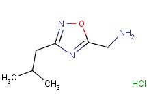 [(3-isobutyl-1,2,4-oxadiazol-5-yl)methyl]amine hydrochloride