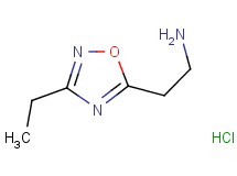 [2-(3-ethyl-1,2,4-oxadiazol-5-yl)ethyl]amine hydrochloride
