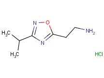 [2-(3-isopropyl-1,2,4-oxadiazol-5-yl)ethyl]amine hydrochloride