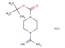 tert-butyl 4-[amino(imino)methyl]piperazine-1-carboxylate hydrochloride