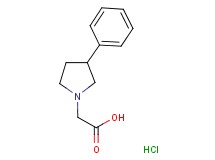 (3-phenyl-1-pyrrolidinyl)acetic acid hydrochloride