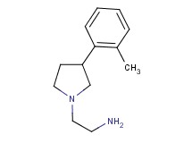 2-[3-(2-methylphenyl)pyrrolidin-1-yl]ethanamine