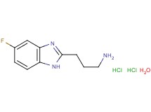 [3-(5-fluoro-1H-benzimidazol-2-yl)propyl]amine dihydrochloride hydrate