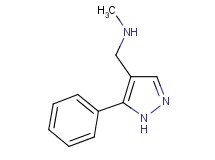 N-methyl-1-(5-phenyl-1H-pyrazol-4-yl)methanamine