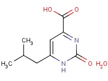 6-isobutyl-2-oxo-1,2-dihydro-4-pyrimidinecarboxylic acid hydrate