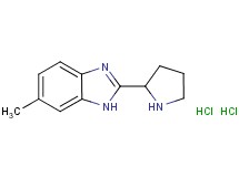 6-methyl-2-(2-pyrrolidinyl)-1H-benzimidazole dihydrochloride