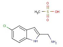 [(5-chloro-1H-indol-2-yl)methyl]amine methanesulfonate