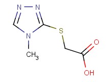 [(4-methyl-4H-1,2,4-triazol-3-yl)thio]acetic acid