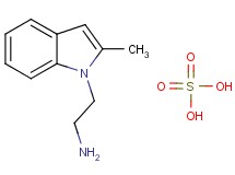 [2-(2-methyl-1H-indol-1-yl)ethyl]amine sulfate