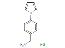 [4-(1H-pyrazol-1-yl)benzyl]amine hydrochloride