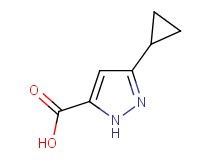 3-cyclopropyl-1H-pyrazole-5-carboxylic acid