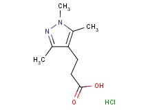 3-(1,3,5-trimethyl-1H-pyrazol-4-yl)propanoic acid hydrochloride