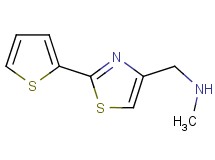 N-methyl-1-[2-(2-thienyl)-1,3-thiazol-4-yl]methanamine