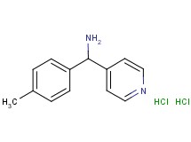[(4-methylphenyl)(4-pyridinyl)methyl]amine dihydrochloride