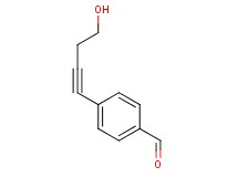 4-(4-hydroxybut-1-yn-1-yl)benzaldehyde