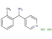 [(2-methylphenyl)(4-pyridinyl)methyl]amine dihydrochloride