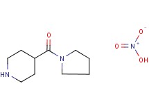 4-(1-pyrrolidinylcarbonyl)piperidine nitrate
