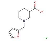 1-(2-furylmethyl)-3-piperidinecarboxylic acid hydrochloride