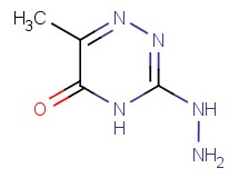 3-hydrazino-6-methyl-1,2,4-triazin-5(4H)-one