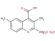 2,3,6-trimethyl-4-quinolinecarboxylic acid dihydrate