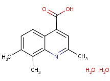 2,7,8-trimethyl-4-quinolinecarboxylic acid dihydrate