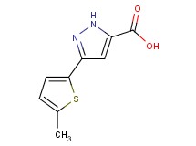 3-(5-methyl-2-thienyl)-1H-pyrazole-5-carboxylic acid