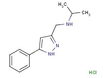 N-[(5-phenyl-1H-pyrazol-3-yl)methyl]-2-propanamine hydrochloride