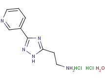 {2-[3-(3-pyridinyl)-1H-1,2,4-triazol-5-yl]ethyl}amine dihydrochloride hydrate