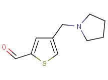 4-(pyrrolidin-1-ylmethyl)thiophene-2-carbaldehyde