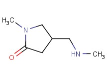 1-methyl-4-[(methylamino)methyl]-2-pyrrolidinone