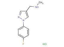 {[1-(4-fluorophenyl)-1H-pyrazol-4-yl]methyl}methylamine hydrochloride