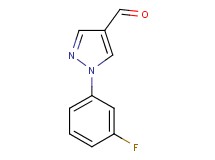 1-(3-fluorophenyl)-1H-pyrazole-4-carbaldehyde