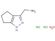 (1,4,5,6-tetrahydrocyclopenta[c]pyrazol-3-ylmethyl)amine dihydrochloride hydrate