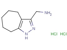 (1,4,5,6,7,8-hexahydrocyclohepta[c]pyrazol-3-ylmethyl)amine dihydrochloride