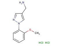 {[1-(2-methoxyphenyl)-1H-pyrazol-4-yl]methyl}amine dihydrochloride