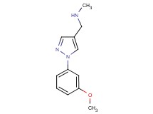 1-[1-(3-methoxyphenyl)-1H-pyrazol-4-yl]-N-methylmethanamine