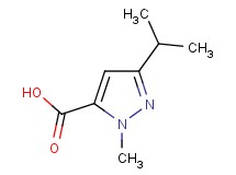 3-isopropyl-1-methyl-1H-pyrazole-5-carboxylic acid