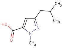 3-isobutyl-1-methyl-1H-pyrazole-5-carboxylic acid