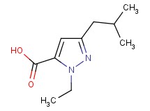 1-ethyl-3-isobutyl-1H-pyrazole-5-carboxylic acid